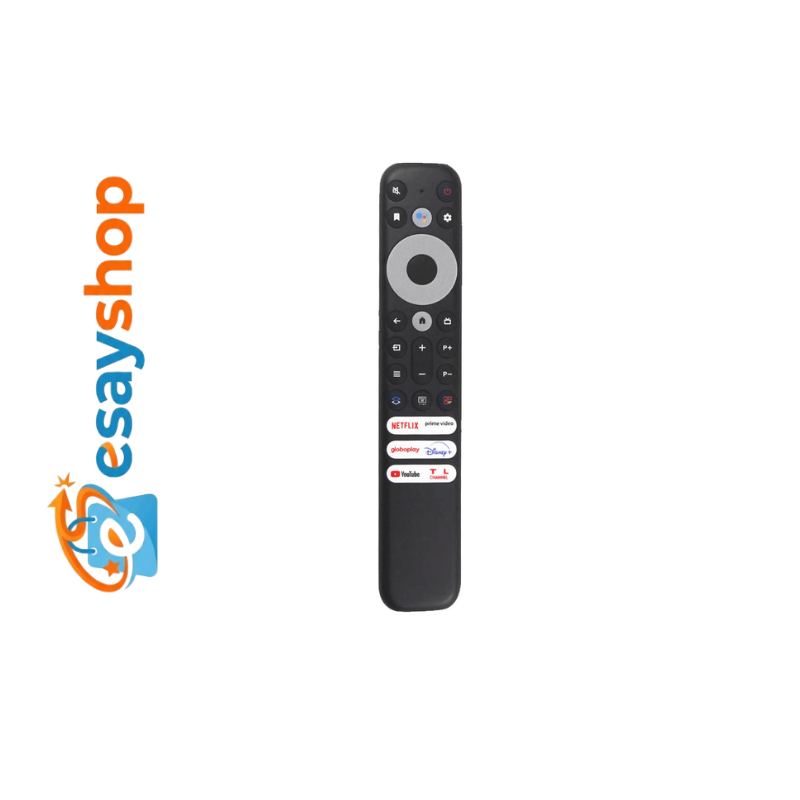 Télécommande Vocale Pour TV TCL Noir Télécommande Vocale Pour TV TCL Noir